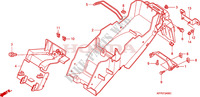 KOTFLUEGEL, HINTEN für Honda CBR 125 NOIR 2010
