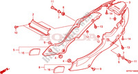 SEITENABDECKUNG für Honda CBR 125 TRICOLOR 2010