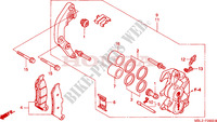 VORDERRAD BREMSSATTEL (NT650VW/X/Y/1) für Honda DEAUVILLE 650 2000