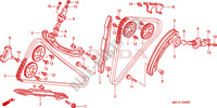 NOCKENWELLENKETTE/SPANNVORRICHTUNG für Honda XL 1000 VARADERO 2000