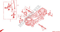 DROSSELKLAPPENGEHAEUSE(EINZELTEILE) (VTR1000SPY/1) für Honda VTR 1000 SP1 RC51 2000