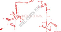 BREMSPEDAL/SCHALTPEDAL für Honda CBR 600 RR 2004