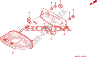 HECKLEUCHTE für Honda CBR 1000 RR FIREBLADE REPSOL 2005
