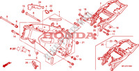 RAHMENKOERPER für Honda CBR 1000 RR FIREBLADE BLACK 2010