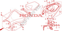 SITZ für Honda CBR 1000 RR FIREBLADE LARANJA 2010