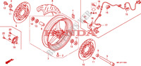 VORDERRAD für Honda CBR 1000 RR FIREBLADE ABS TRICOLOUR 2011