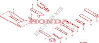 WERKZEUGE für Honda CBR 1000 RR FIREBLADE LARANJA 2010