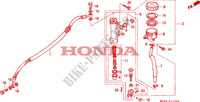 HAUPTBREMSE, HINTEN ZYLINDER für Honda CBR 600 F2 1991