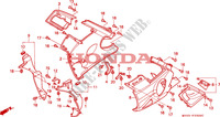 UNTERER WINDLAUF für Honda CBR 600 F 1991