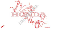 KOTFLUEGEL, VORNE/ VORNE SCHEIBENABDECKUNG für Honda DOMINATOR 650 1992