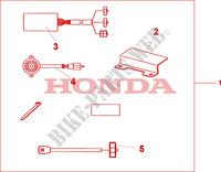 ALARMANLAGE für Honda SH 300 SPORTY ABS SPECIAL E 2009