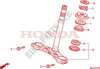 LENKSCHAFT für Honda CB 600 F HORNET 2010