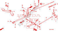 PEDAL für Honda VT 750 S 2010