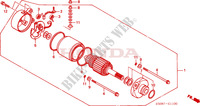 ANLASSER (TRX250TM6/7,TRX250TE6/7) für Honda TRX 250 FOURTRAX RECON Electric Shift 2006