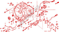 KURBELGEHAEUSEABDECKUNG für Honda TRX 250 FOURTRAX RECON Electric Shift 2006
