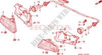 HECKLEUCHTE für Honda FOURTRAX 500 FOREMAN 4X4 Electric Shift 2005