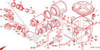 LUFTFILTER für Honda FOURTRAX 500 FOREMAN 4X4 Electric Shift 2005