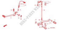 HAUPTSTAENDER/BREMSPEDAL für Honda VFR 1200 DCT 2012