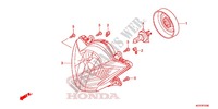 SCHEINWERFER für Honda SH 125 D 2013