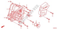 KURBELGEHAEUSEDECKEL, L./ GENERATOR(2) für Honda WAVE 110 front brake disk 2012