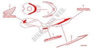 EMBLEM/STREIFEN (CB400L9) für Honda CB 400 SUPER FOUR DRIVING SHOOL 2012