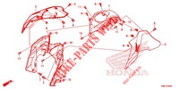 RADKRANZ/GEBLAESEABDECKUNG für Honda MSX 125 SF 2020