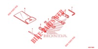 WERKZEUGE/BATTERIEGEHAEUSE für Honda MSX 125 SF 2020