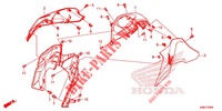 RADKRANZ/GEBLAESEABDECKUNG für Honda MSX GROM 125 2020