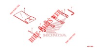WERKZEUGE/BATTERIEGEHAEUSE für Honda MSX GROM 125 2019