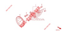 KURBELGEHAEUSE/OELPUMPE für Honda FORZA 125 TOP BOX 2ED 2020