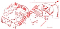 HECKLEUCHTE/KENNZEICHENBELEUCHTUNG für Honda REBEL 250 1985