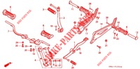 PEDAL/ KICKSTARTER ARM für Honda CUB 100  EX 1989