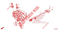 HECKLEUCHTE/KENNZEICHENBELEUCHTUNG für Honda X ADV 750 L 2019
