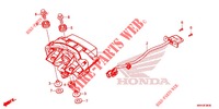 HECKLEUCHTE/KENNZEICHENBELEUCHTUNG für Honda X ADV 750 2019