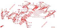 MITTLERER WINDLAUF für Honda CBR 500 R 2019 2020