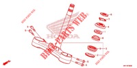 LENKSCHAFT/OBERE BRUECKE für Honda X ADV 750 2020