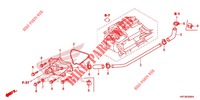 WASSERPUMPENABDECKUNG für Honda FOURTRAX 420 RANCHER 4X4 AT IRS EPS ESP 2020
