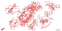 KOTFLUEGEL, HINTEN (CRF1100A2/A4/AL2/AL4/D2/D4/DL2/DL4) für Honda AFRICA TWIN 1100 ADVENTURE 2020 2021