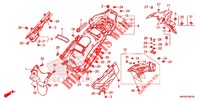 KOTFLUEGEL, HINTEN (CRF1100A2/A4/AL2/AL4/D2/D4/DL2/DL4) für Honda AFRICA TWIN 1100 ADVENTURE SPORT 2021