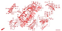 KOTFLUEGEL, HINTEN (CRF1100A2/A4/AL2/AL4/D2/D4/DL2/DL4) für Honda AFRICA TWIN 1100 ADVENTURE SPORT 2020