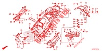 KOTFLUEGEL, HINTEN (CRF1100A2/A4/AL2/AL4/D2/D4/DL2/DL4) für Honda AFRICA TWIN 1100 DCT ADVENTURE SPORT 2020