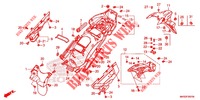 KOTFLUEGEL, HINTEN (CRF1100A2/A4/AL2/AL4/D2/D4/DL2/DL4) für Honda AFRICA TWIN 1100 DCT ADVENTURE SPORT LOWER 2020