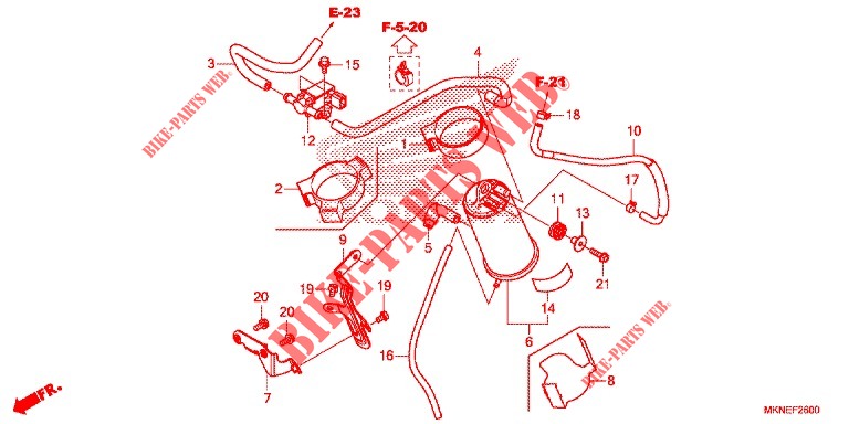AKTIVKOHLEBEHAELTER für Honda CBR 650 R 2020