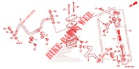 BREMSPUMPE HINTEN für Honda DASH 125, Rear brake disk 2020