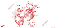 SCHEINWERFER für Honda CB 650 R CHROMOSPHERE RED 2020