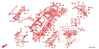 KOTFLUEGEL, HINTEN (CRF1100A4/AL2/AL4/D4/DL2/DL4) für Honda AFRICA TWIN 1100 ADVENTURE SPORT LOWER 2020