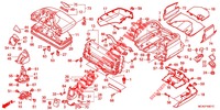 KOFFERRAUMBEHAELTER (GL1800C/D/E/F/G/H) für Honda GL 1800 GOLD WING ABS NAVI AIRBAG RED 2015