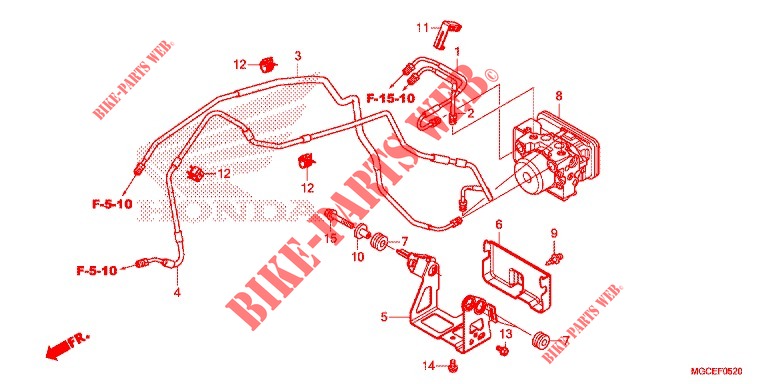 ABS MODULATOR  für Honda CB 1100 EX ABS 2016