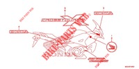 MARKE/EMBLEM (BR,E,ED,F,KO,RU,U,2BR) für Honda CROSSTOURER 1200 DCT 2012