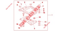 TOP BOX BRACKET  für Honda CROSSTOURER 1200 DCT 2012